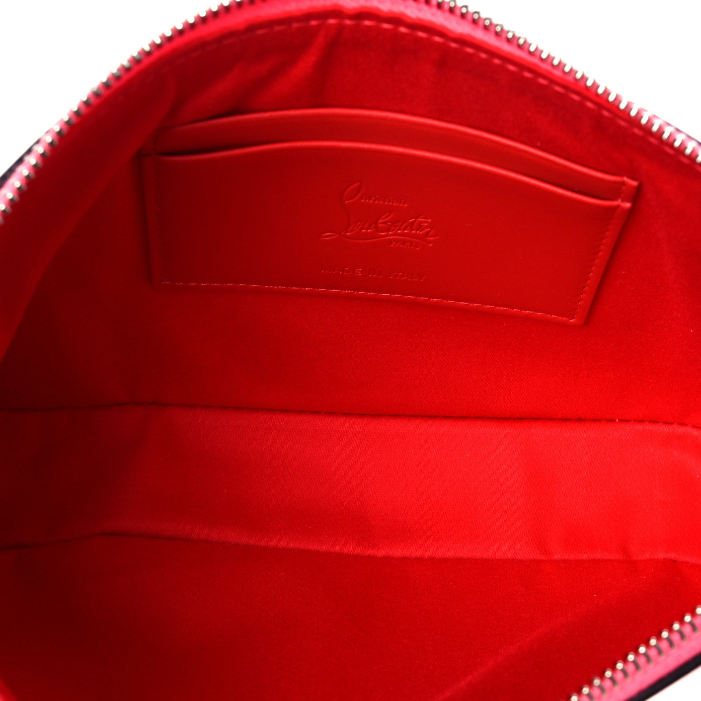 Christian Louboutin Patent Loubila Chain Clutch Piou Piou 4 of 5