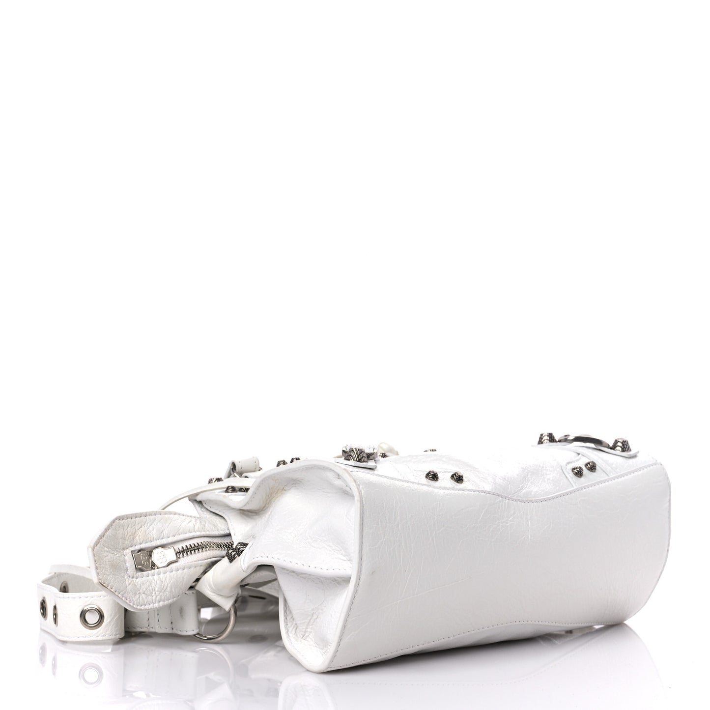 Agneau Arena Neo Cagole Handbag XS Optic White