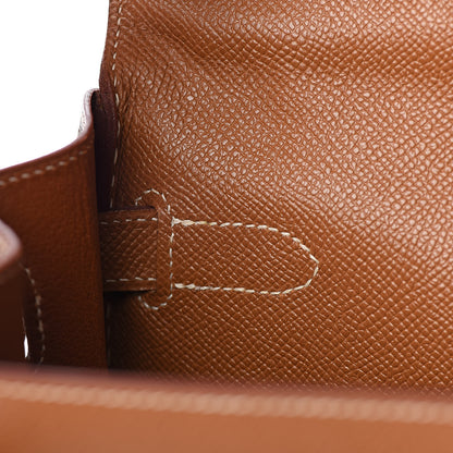 Hermes Courchevel Kelly Retourne 35 Gold 11 of 43