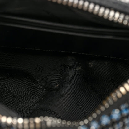 Alexander Wang Mesh Crystal Rhinestone Mini Heiress Pouch Navy 5 of 11