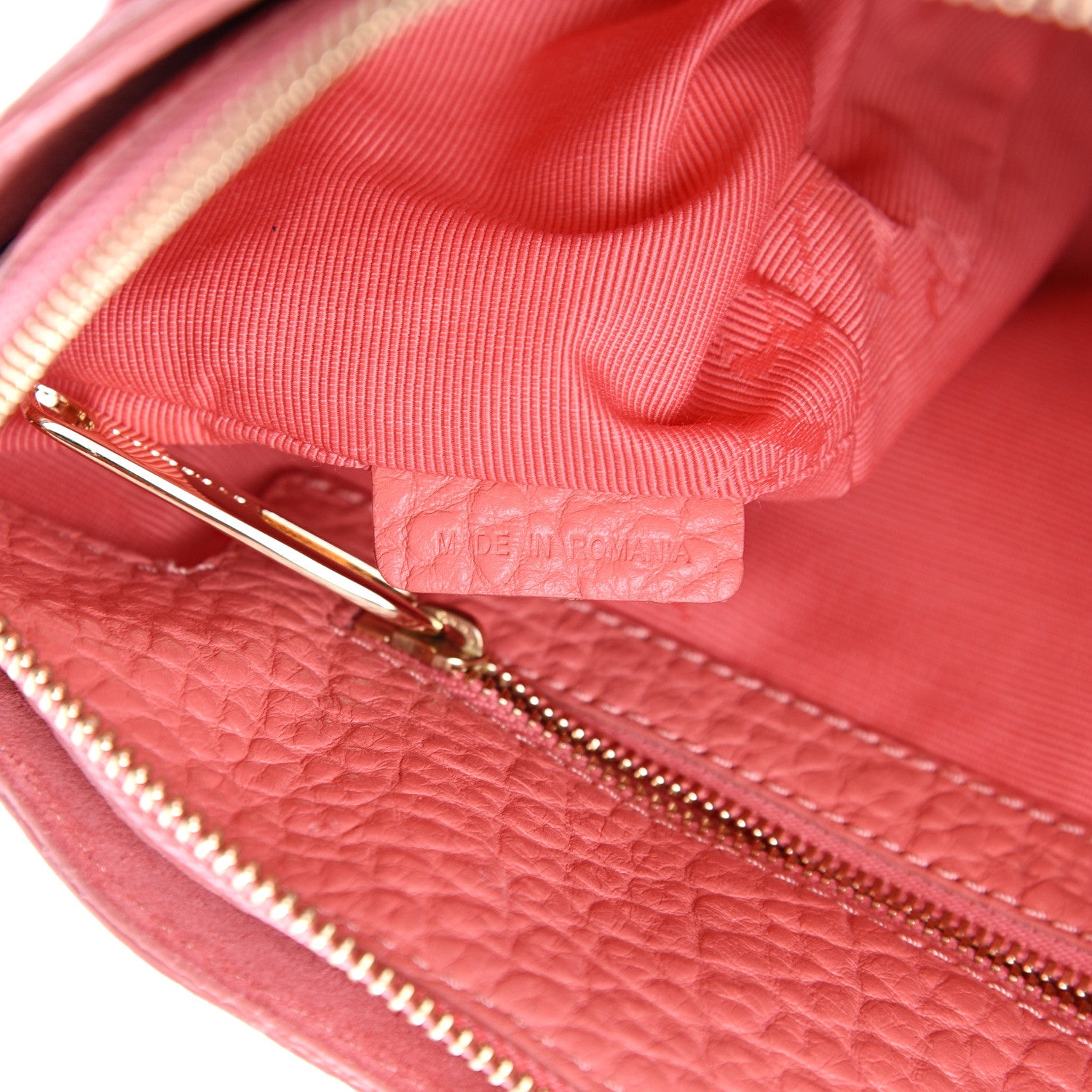 Burberry Signature Grain Calfskin Small Chichester Crossbody Clutch Bag Copper Pink 6 of 15