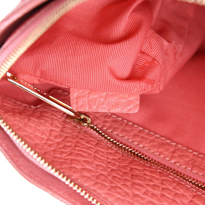 Burberry Signature Grain Calfskin Small Chichester Crossbody Clutch Bag Copper Pink 6 of 15