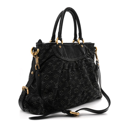 Louis Vuitton Denim Neo Cabby GM Black 5 of 19