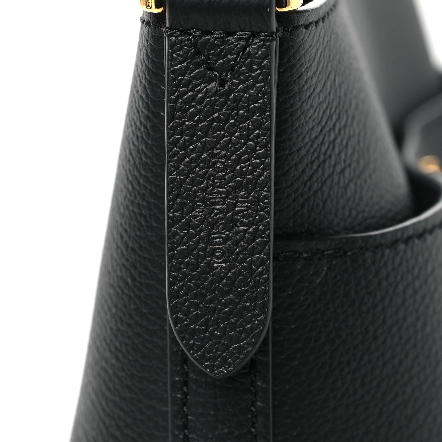 Louis Vuitton Calfskin Lock and Walk Bucket Black 6 of 11