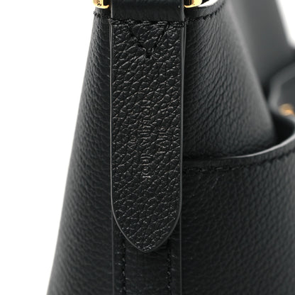 Louis Vuitton Calfskin Lock and Walk Bucket Black 6 of 11