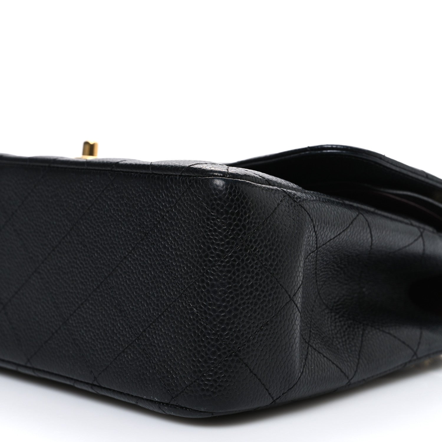Chanel Caviar Quilted Jumbo Double Flap Black 10 of 12