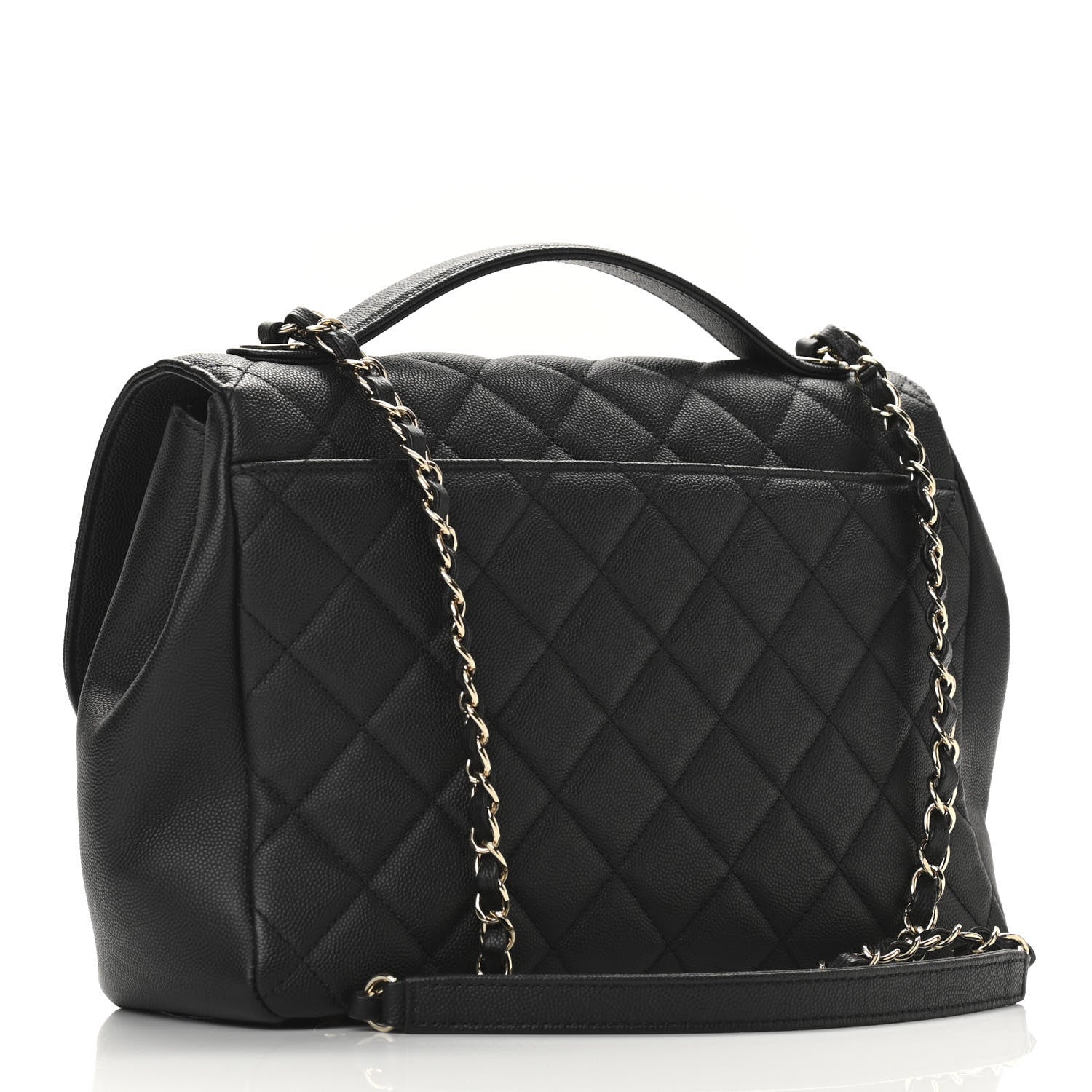 Chanel Caviar Quilted Large Business Affinity Flap Black 3 of 10