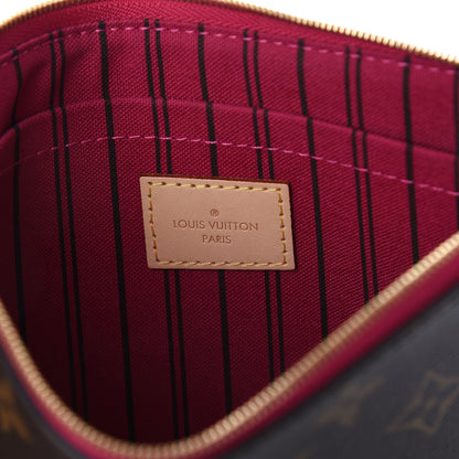 Louis Vuitton Monogram Neverfull MM GM Pochette Pivoine 5 of 5