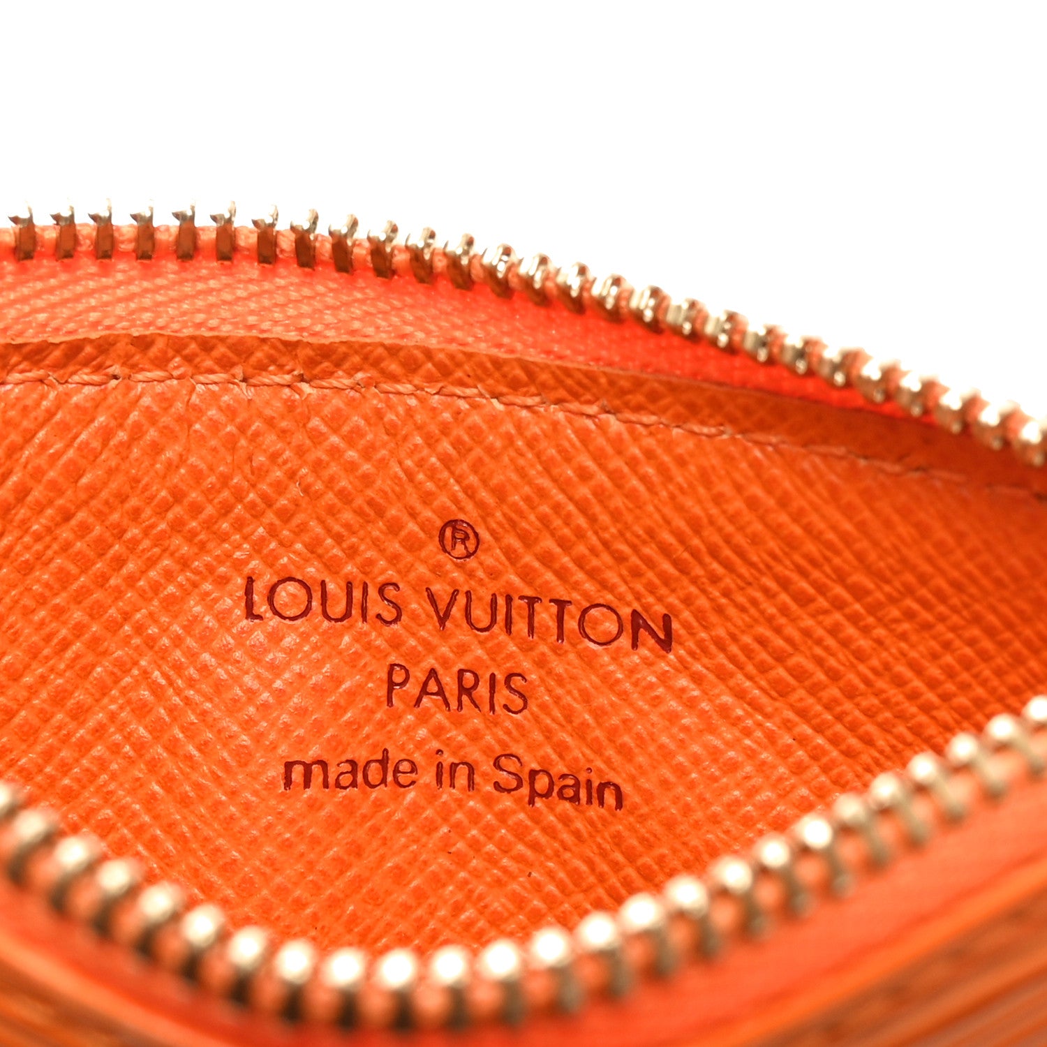 Louis Vuitton Epi Key Pouch Mandarin 6 of 6