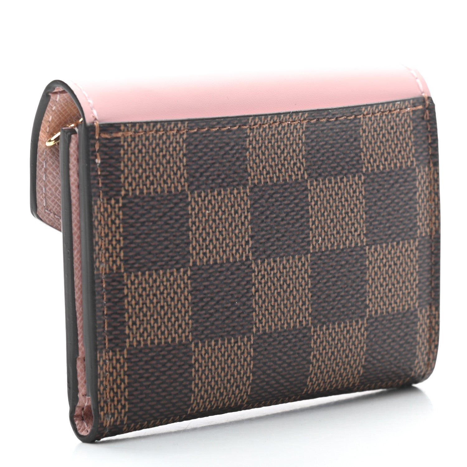 Louis Vuitton Damier Ebene Zoe Wallet Rose Ballerine 3 of 6