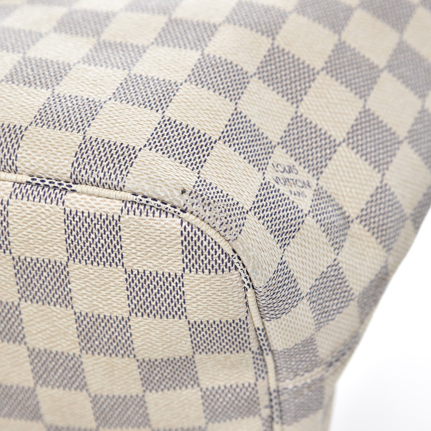 Louis Vuitton Damier Azur Neverfull MM 19 of 20
