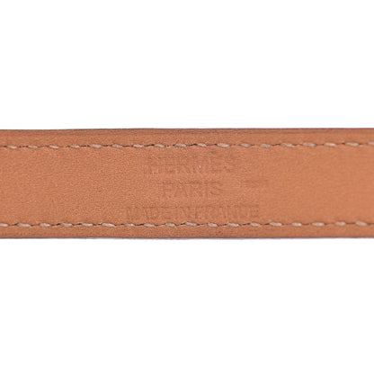 Hermes Lizard Kelly Double Tour Bracelet S Bougainvillea 4 of 6