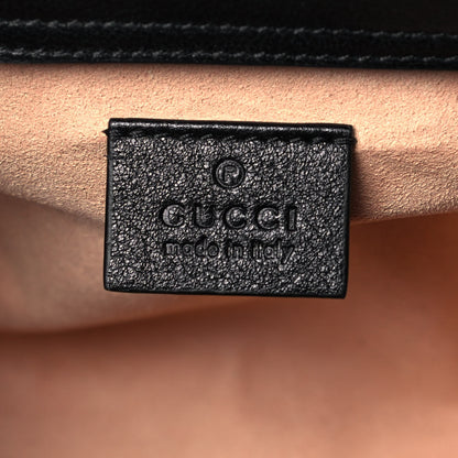Gucci Wonka Grain Calfskin Mini Diana Tote Bag Black Yellow Fluo 6 of 10