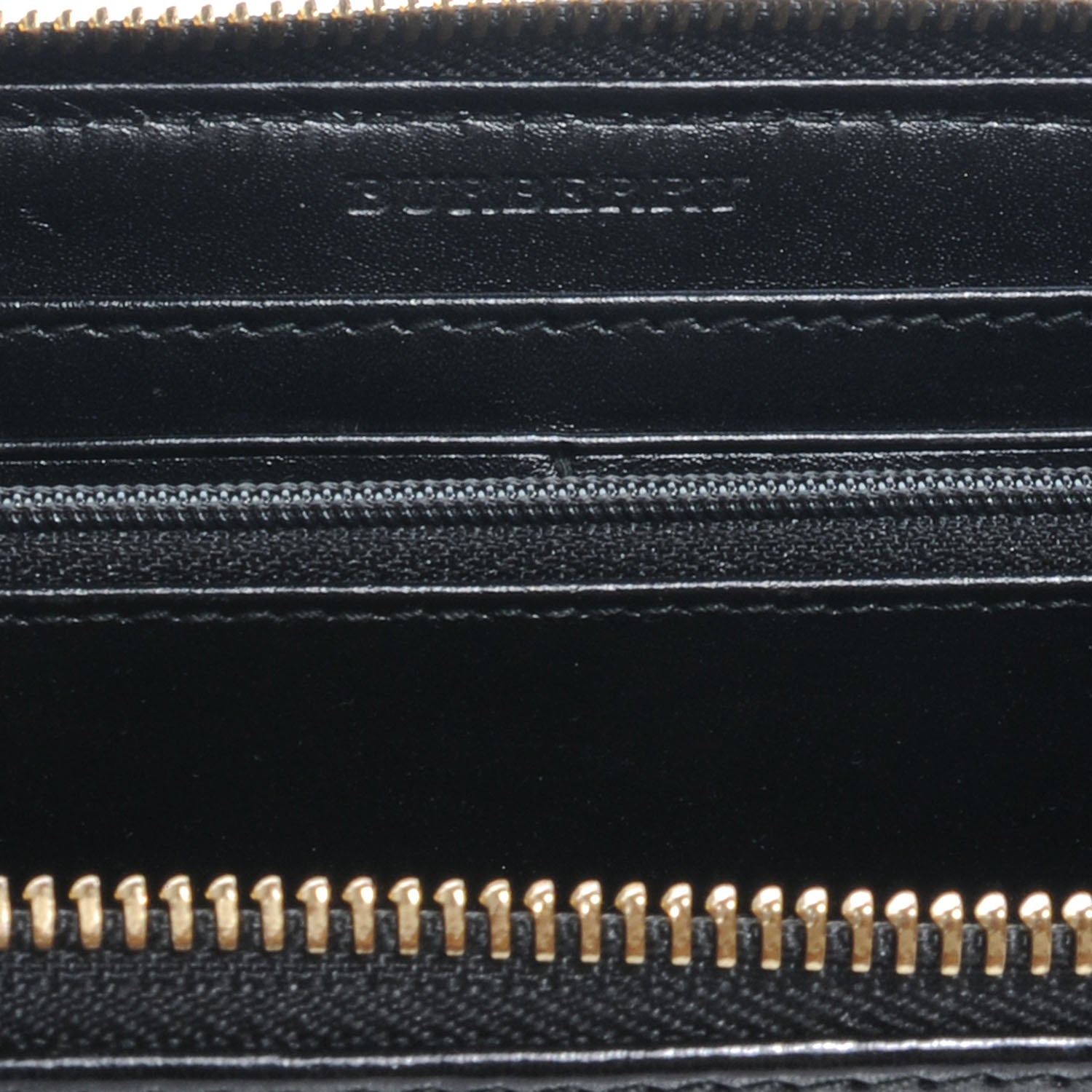 Burberry Smoked Check Zip Around Wallet 6 of 9