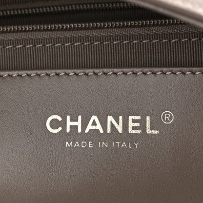 Chanel Suede Quilted Large Hobo Dark Grey 6 of 11