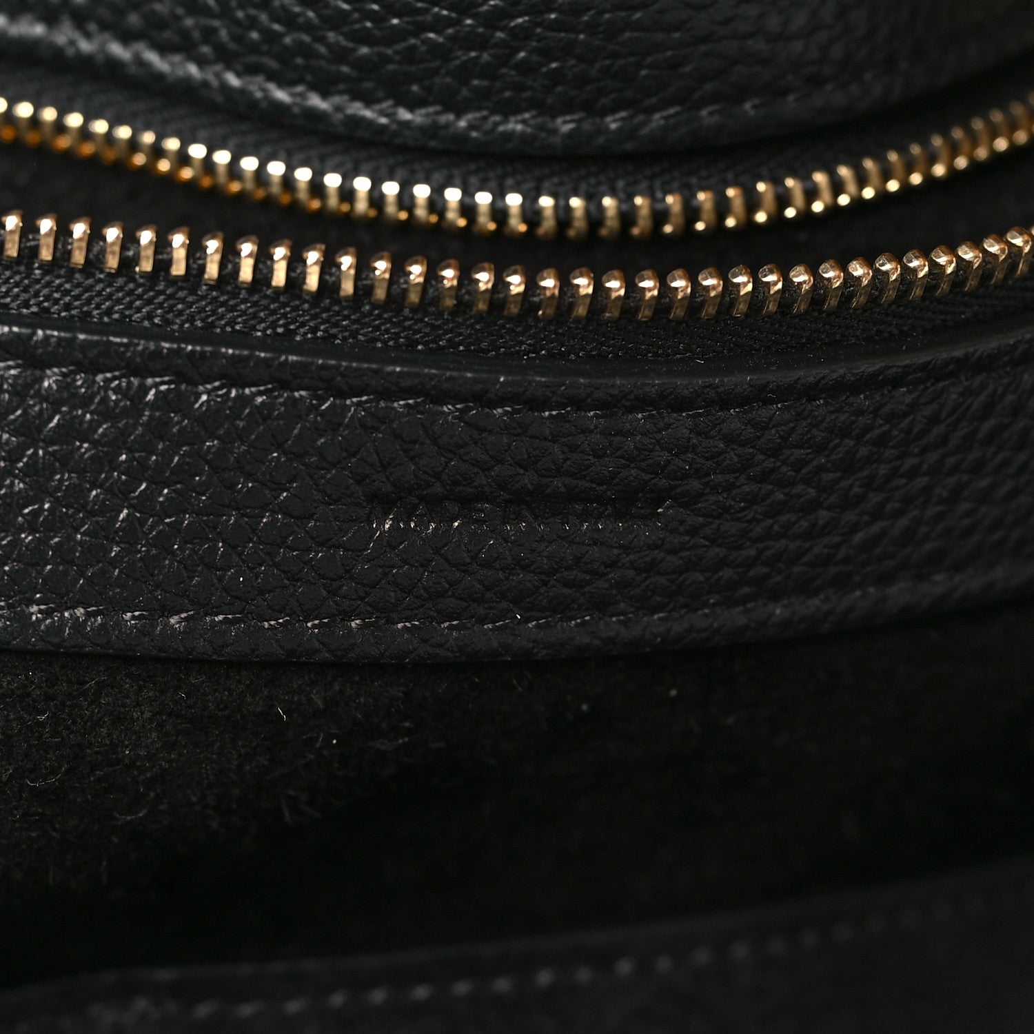 Celine Soft Grained Calfskin Small Belt Cabas Phantom Black 7 of 9