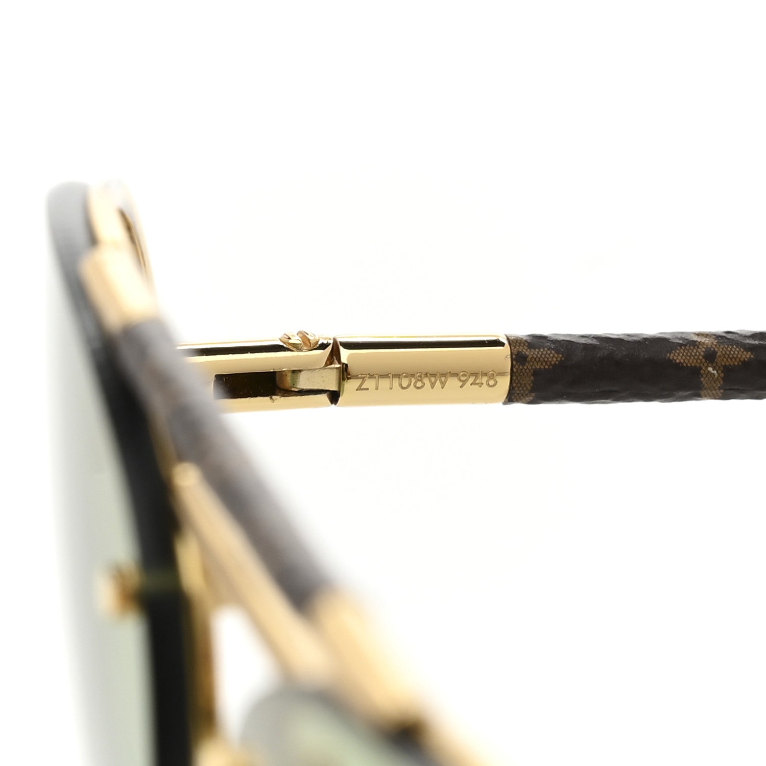 Louis Vuitton Metal Monogram Clockwise Sunglasses Z1108W Green 7 of 8