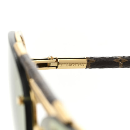 Louis Vuitton Metal Monogram Clockwise Sunglasses Z1108W Green 7 of 8