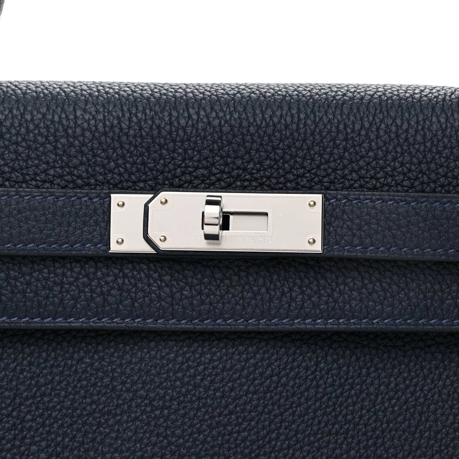 Hermes Togo Kelly Retourne 28 Bleu Nuit 10 of 11