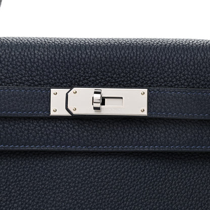 Hermes Togo Kelly Retourne 28 Bleu Nuit 10 of 11