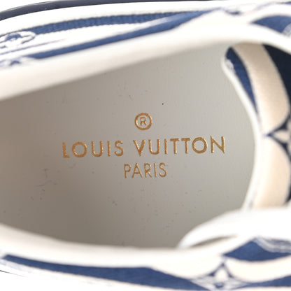 Louis Vuitton Canvas Escale Stellar Sneakers 40 Blue 7 of 8