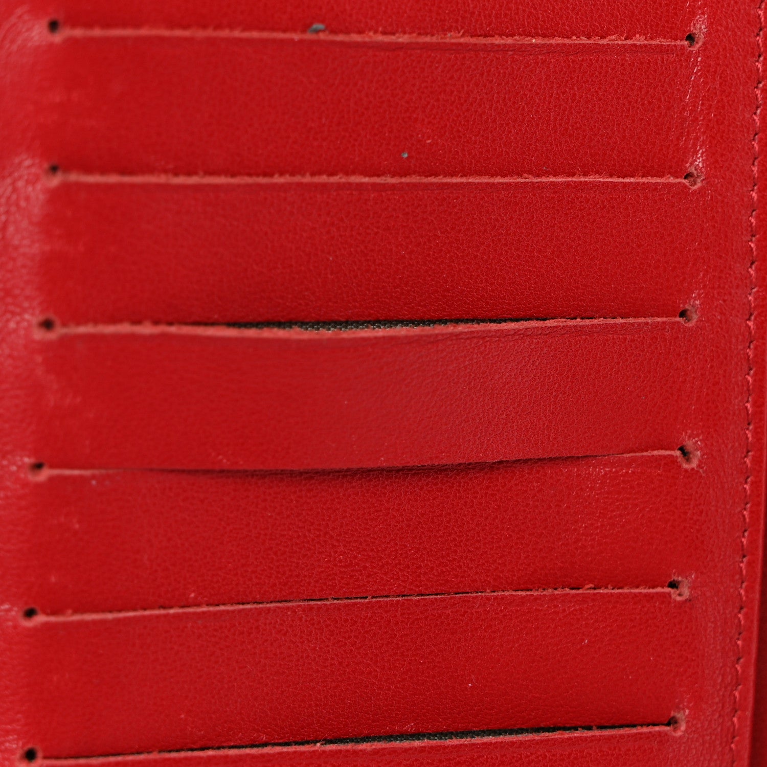 Chanel Caviar Sevruga Yen Wallet Red 13 of 15