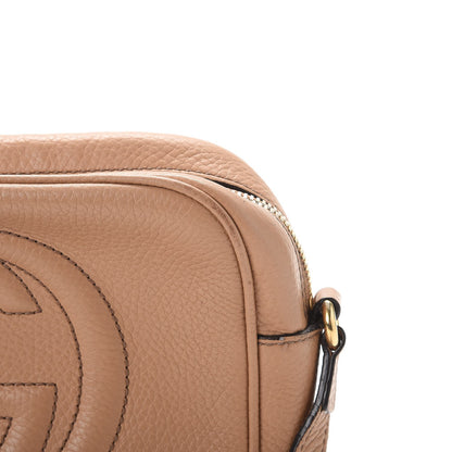 Gucci Pebbled Calfskin Small Soho Disco Bag Camelia 8 of 20