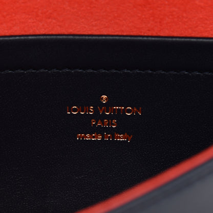 Louis Vuitton Lambskin Embossed Monogram LV Garden Pochette Coussin Navy 6 of 9