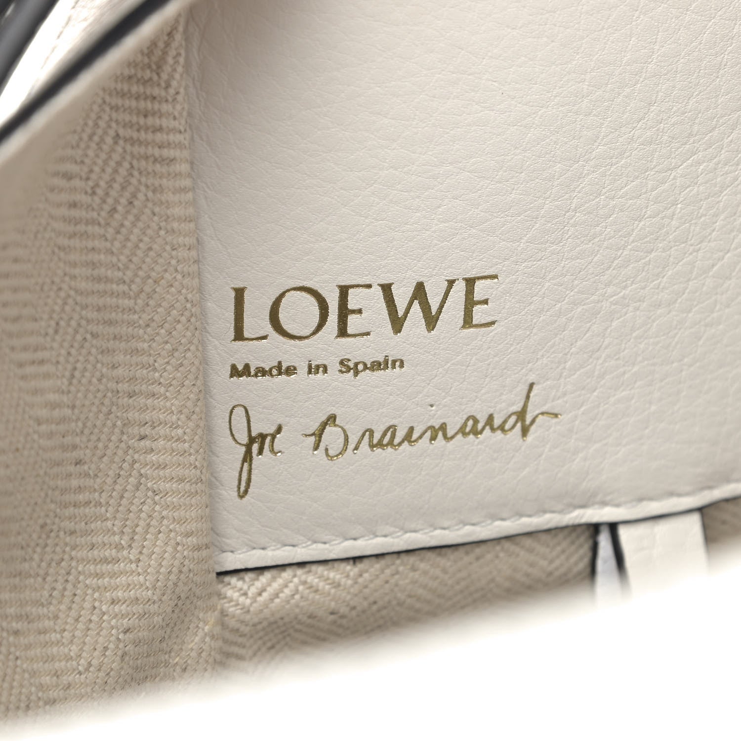 Loewe Calfskin Words Small Hammock Shoulder Bag Soft White 5 of 5