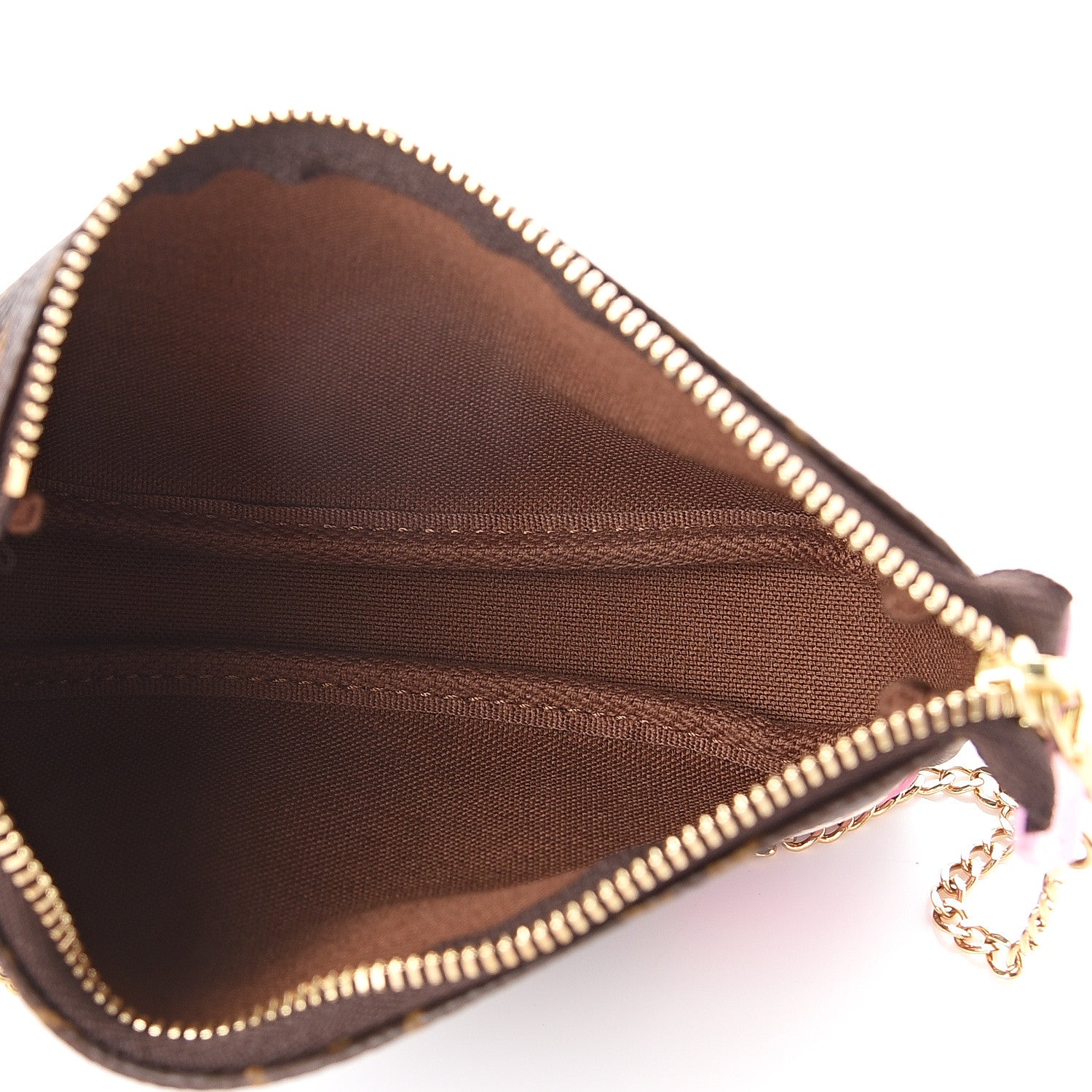 Louis Vuitton Monogram 2016 Christmas Animation Mini Pochette Accessories Rose Ballerine 4 of 5