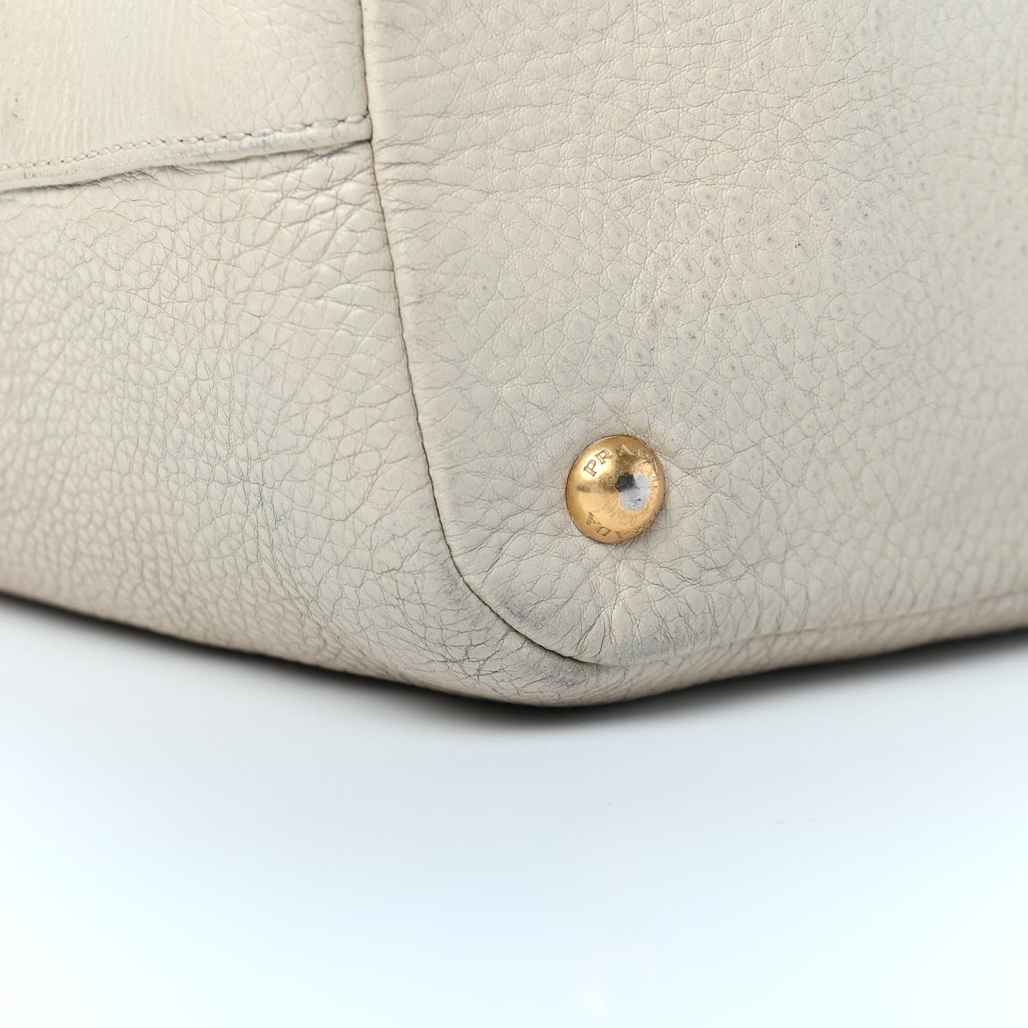 Prada Vitello Daino Shopping Tote Sabbia 9 of 19