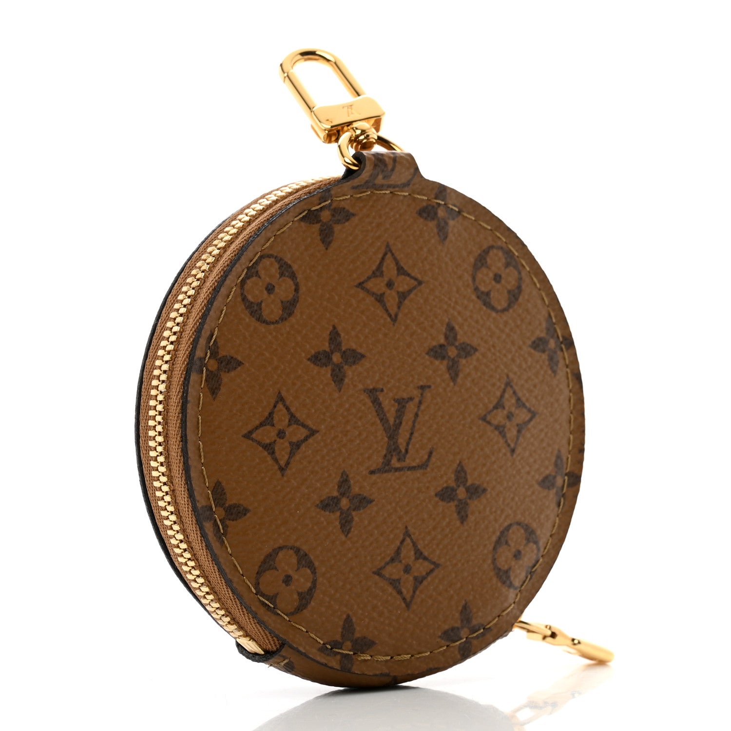 Louis Vuitton Reverse Monogram Bandouliere Round Coin Purse 3 of 7
