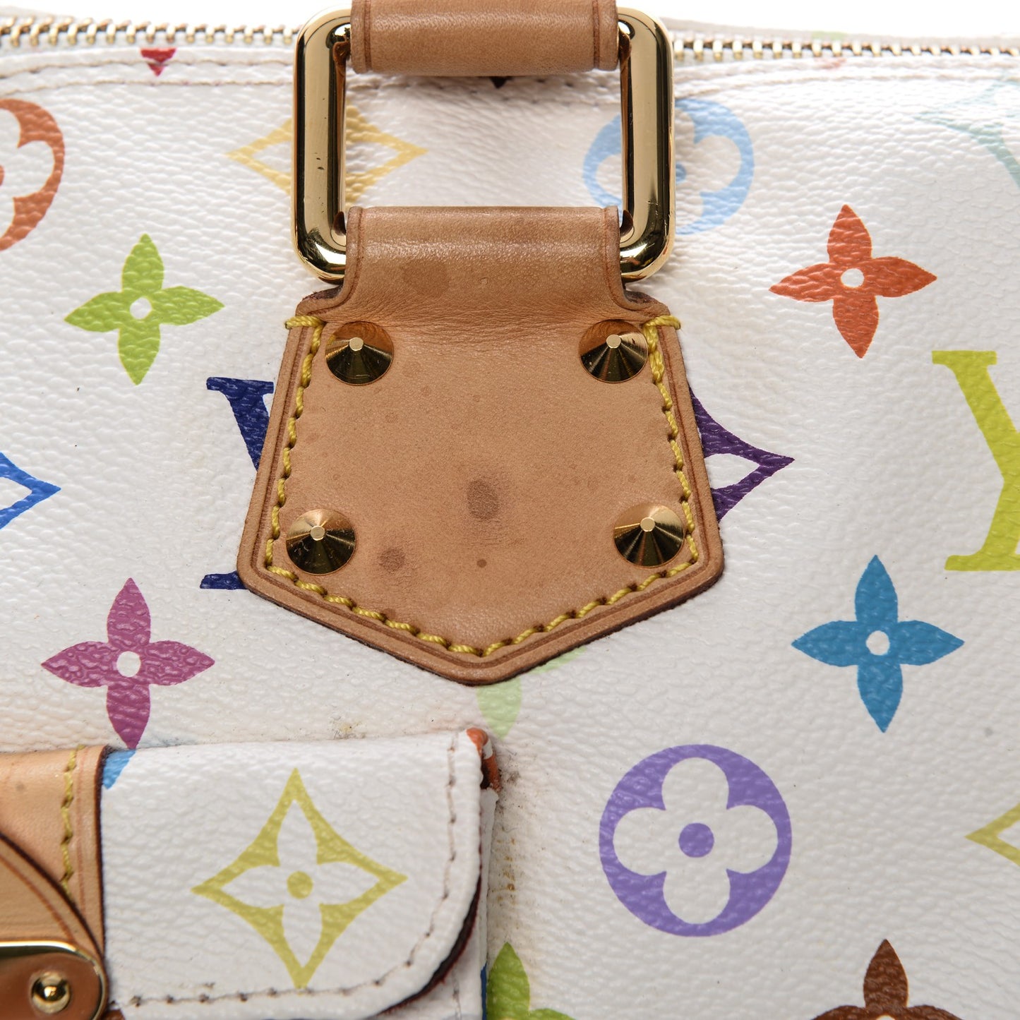 Monogram Multicolor Speedy 30 White