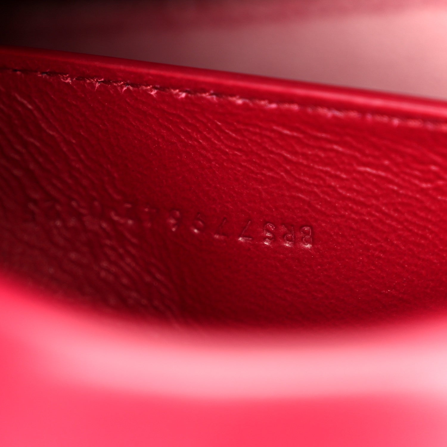 Saint Laurent Box Calfskin Mini Voltaire Shoulder Bag Burgundy 8 of 11