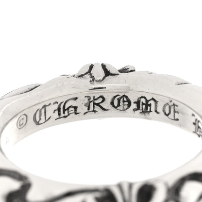 Chrome Hearts Sterling Silver Cross Band Ring 54 7 4 of 6
