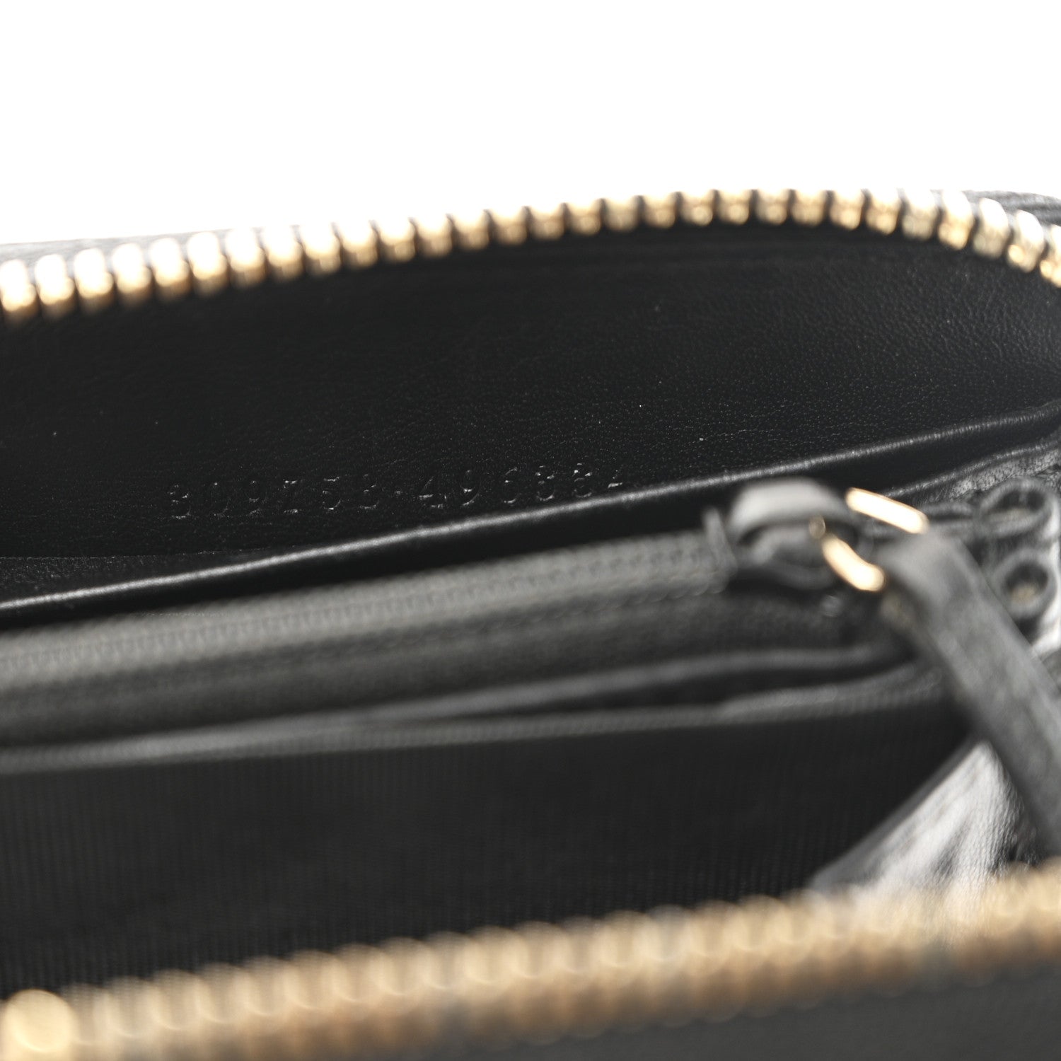 Gucci Patent Microguccissima Nice Zip Around Wallet Black 9 of 9