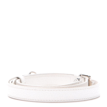 Louis Vuitton Calfskin 20 mm Adjustable Shoulder Strap White 2 of 4