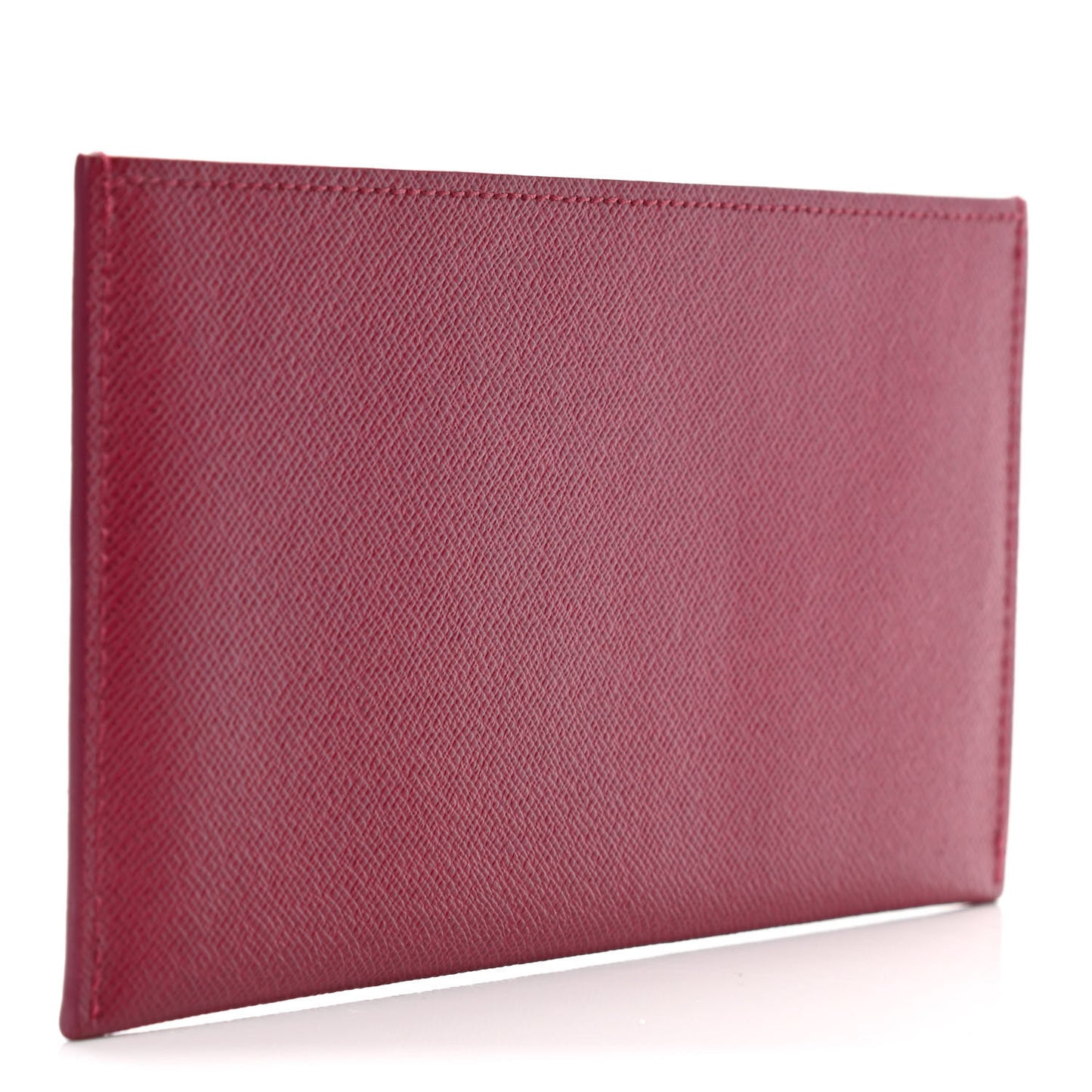 Calfskin Felicie Card Holder Insert Fuchsia