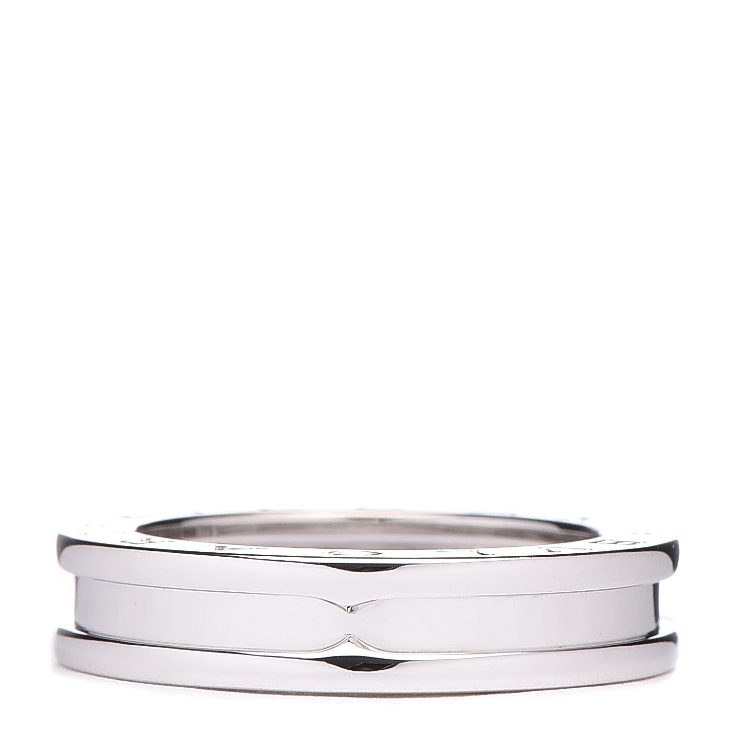 Tiffany BULGARI 18K White Gold B.Zero1 One-Band Ring 52 6 3 of 5