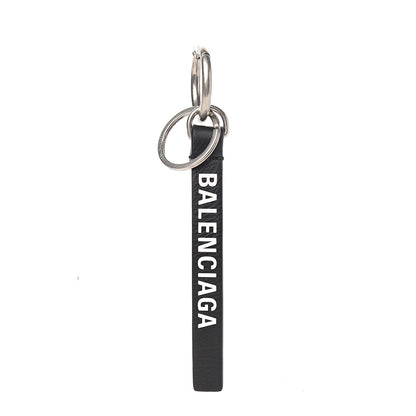 Balenciaga Calfskin Everyday Keyring Charm Black 1 of 4