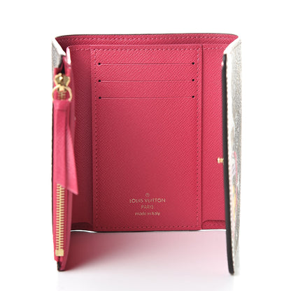 Louis Vuitton Monogram 2019 Christmas Animation Victorine Wallet Fuchsia 5 of 8