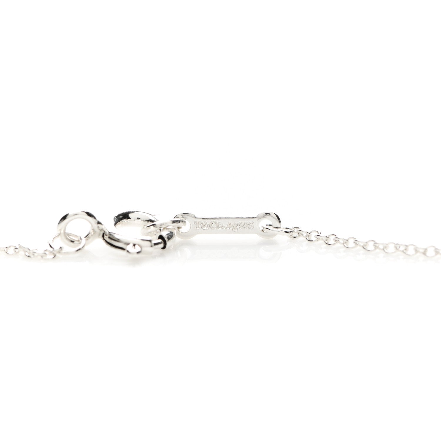 Tiffany Sterling Silver Paloma Picasso Graffiti Love Pendant Necklace 4 of 5