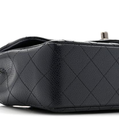 Chanel Caviar Quilted Mini Rectangular Flap Navy 9 of 14