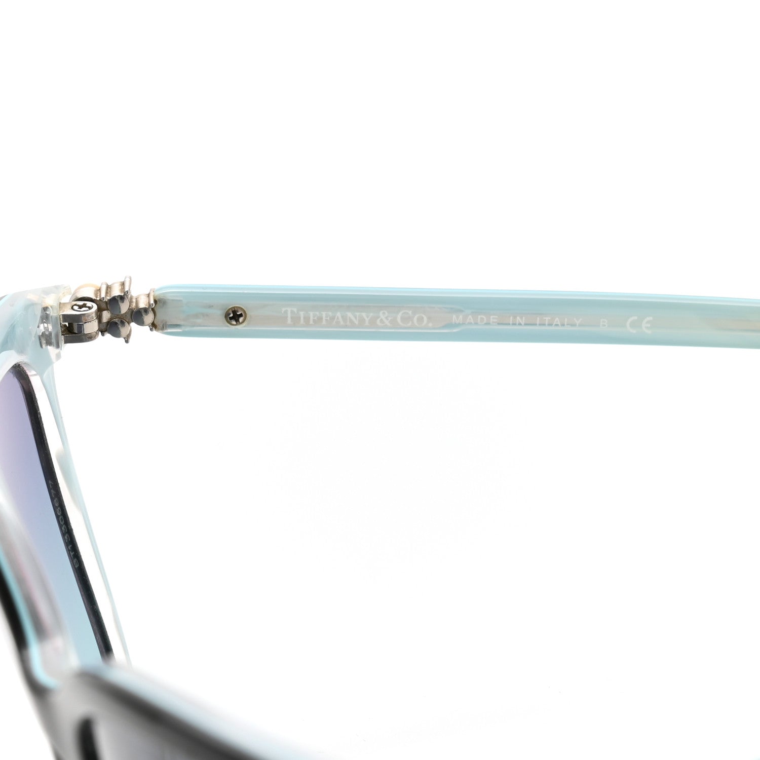 Tiffany Crystal Pearl TF4105-H-B Sunglasses Black Blue 5 of 8
