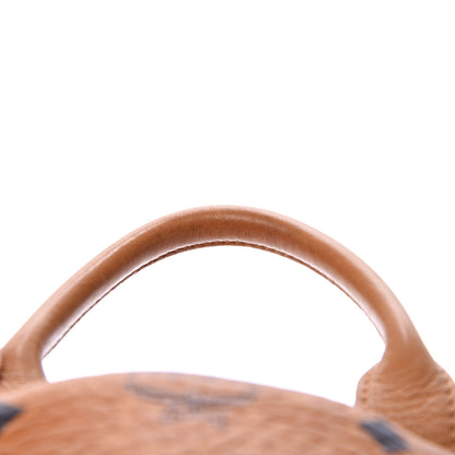 MCM Visetos Sprinkle Stud Mini Stark Backpack Cognac 16 of 17
