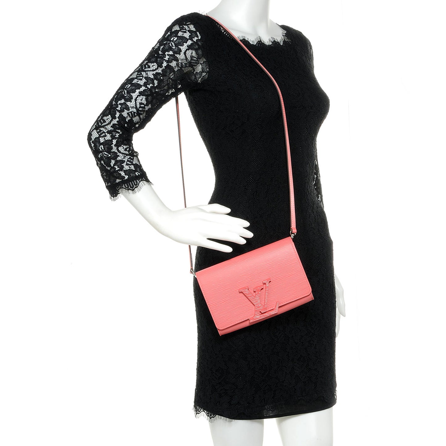 Epi Louise Strap PM Corail