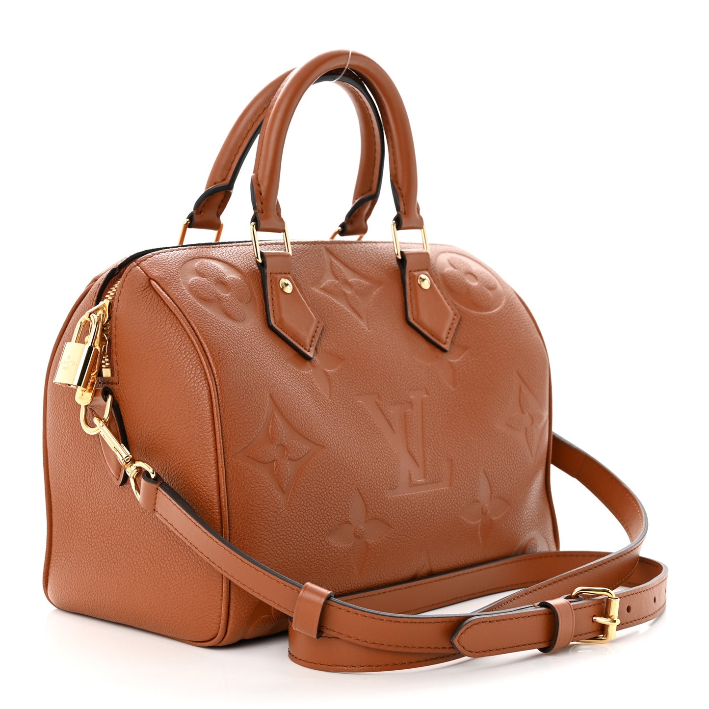 Empreinte Monogram Giant Speedy Bandouliere 25 Cognac