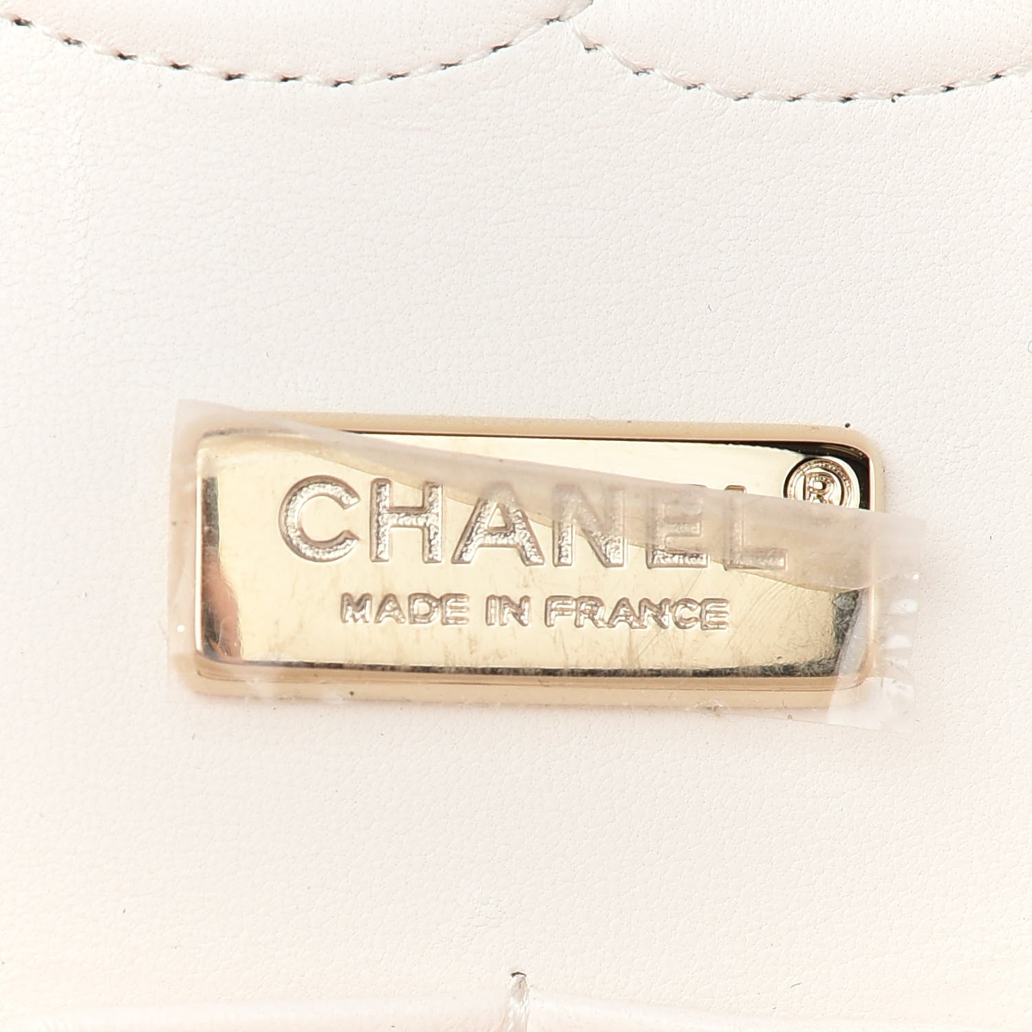 Chanel Metallic Tweed Medium Double Flap White Gold 6 of 10