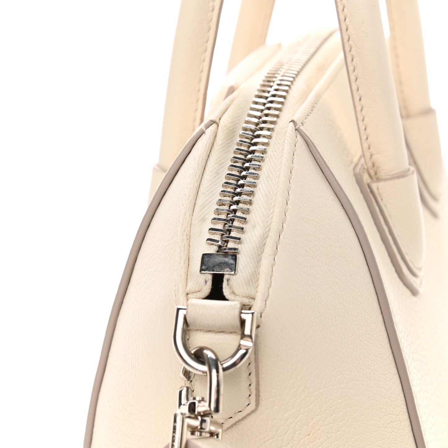 Sugar Goatskin Mini Antigona Off White