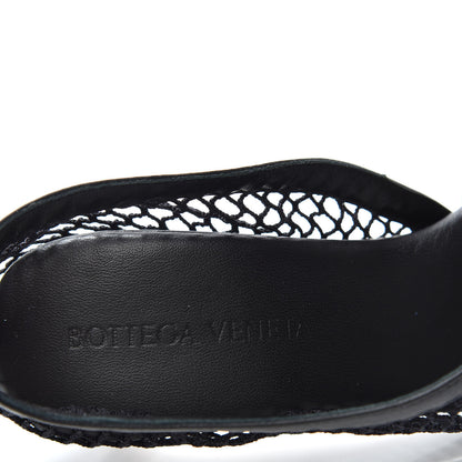 Bottega Veneta Mesh Nappa Chunky Chain Sandals 35 Black 8 of 10